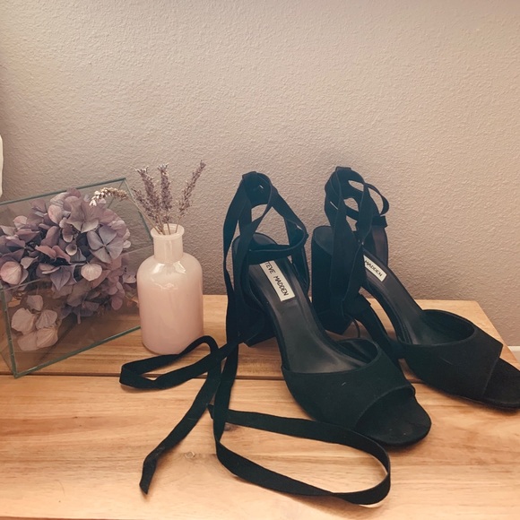 Steve Madden Lace Up Heels - Picture 1 of 5